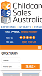 Mobile Screenshot of childcaresales.com.au