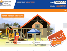 Tablet Screenshot of childcaresales.com.au